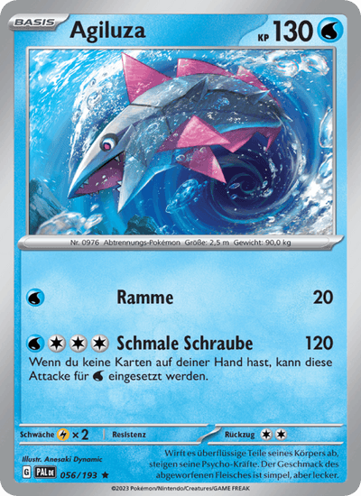Agiluza 056/193 Entwicklungen in Paldea Pokémon Karte