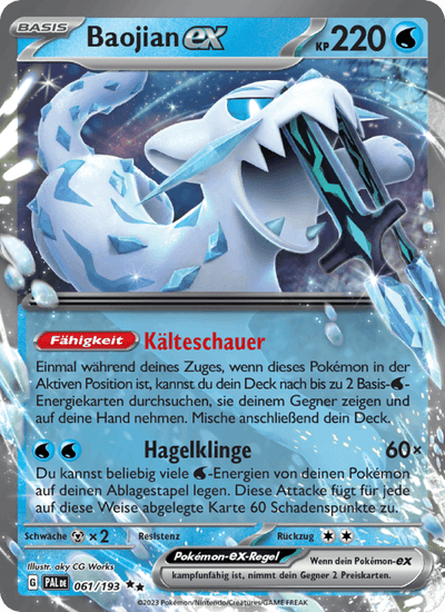 Baojian-ex 061/193 Entwicklungen in Paldea Pokémon Karte