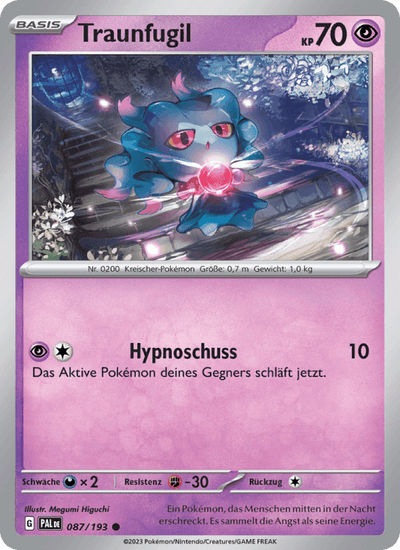 Traunfugil 087/193 Entwicklungen in Paldea Pokémon Karte