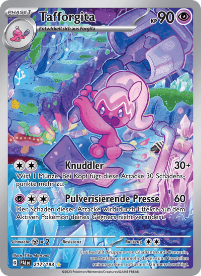 Tafforgita 217/193 Entwicklungen in Paldea Pokémon Karte