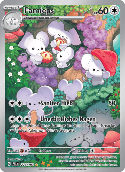 Famieps 226/193 Entwicklungen in Paldea Pokémon Karte