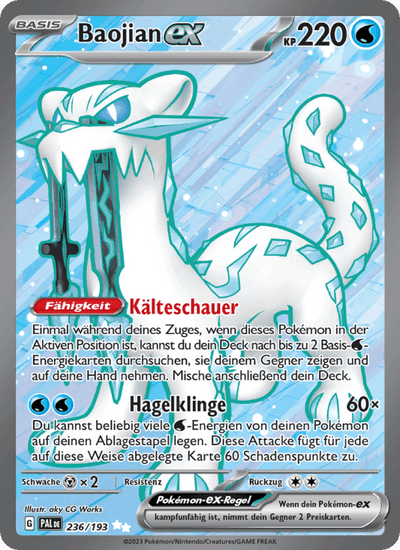 Baojian-ex 236/193 Entwicklungen in Paldea Pokémon Karte