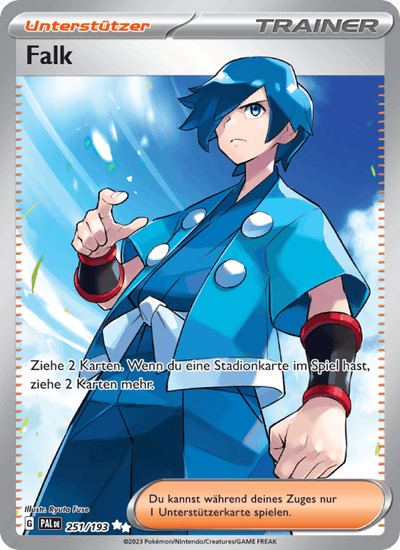 Falk 251/193 Entwicklungen in Paldea Pokémon Karte
