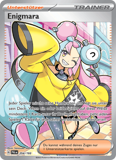 Enigmara 254/193 Entwicklungen in Paldea Pokémon Karte