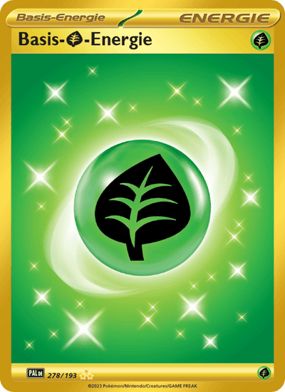 Basis-Grass-Energie 278/193 Entwicklungen in Paldea Pokémon Karte