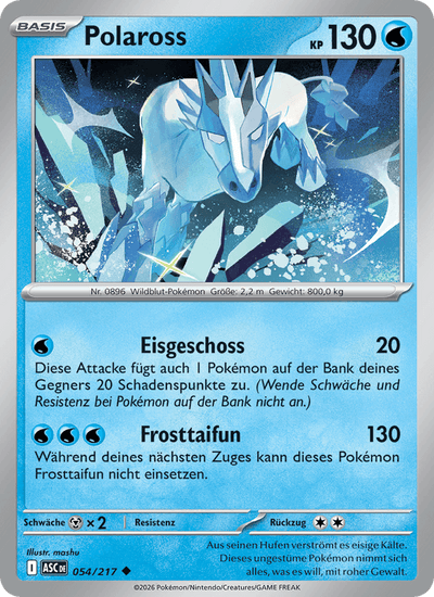 Polaross 054/217 Erhabene Helden Pokémon Karte
