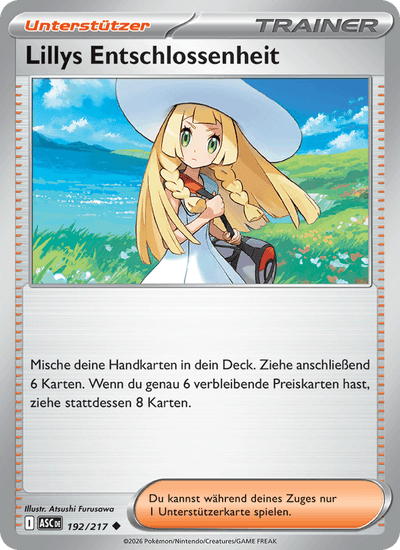 Lillys Entschlossenheit 192/217 Erhabene Helden Pokémon Karte