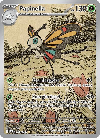 Papinella 219/217 Erhabene Helden Pokémon Karte