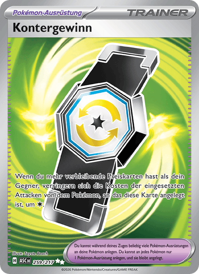 Kontergewinn 259/217 Erhabene Helden Pokémon Karte