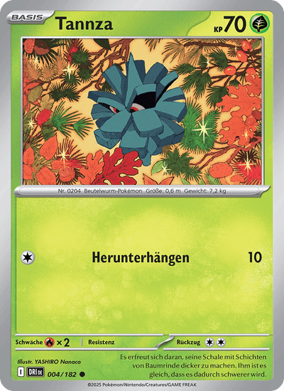 Tannza 004/182 Ewige Rivalen Pokémon Karte