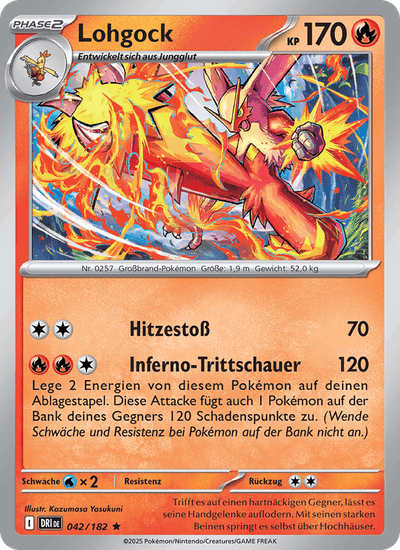 Lohgock 042/182 Ewige Rivalen Pokémon Karte