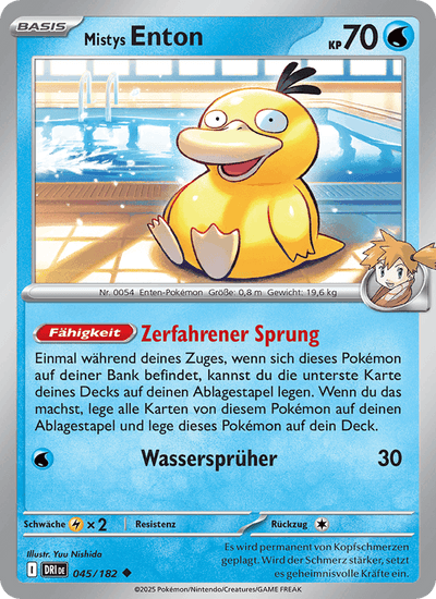 Mistys Enton 045/182 Ewige Rivalen Pokémon Karte