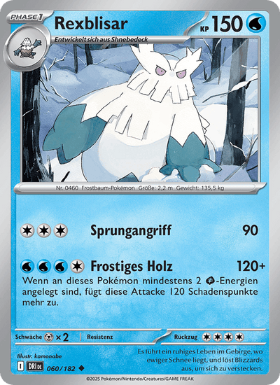 Rexblisar 060/182 Ewige Rivalen Pokémon Karte