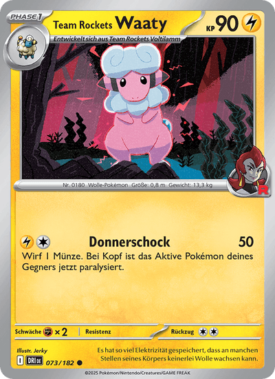 Team Rockets Waaty 073/182 Ewige Rivalen Pokémon Karte