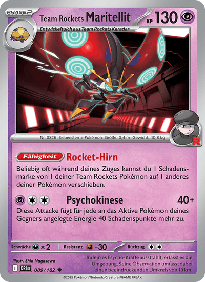 Team Rockets Maritellit 089/182 Ewige Rivalen Pokémon Karte
