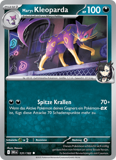 Marys Kleoparda 131/182 Ewige Rivalen Pokémon Karte
