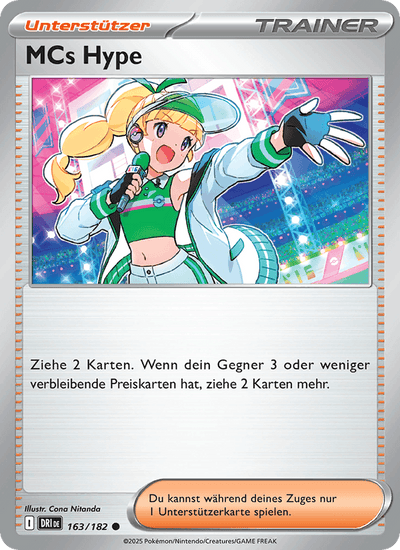 MCs Hype 163/182 Ewige Rivalen Pokémon Karte
