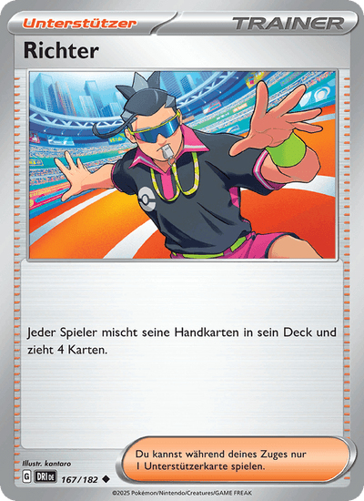 Richter 167/182 Ewige Rivalen Pokémon Karte