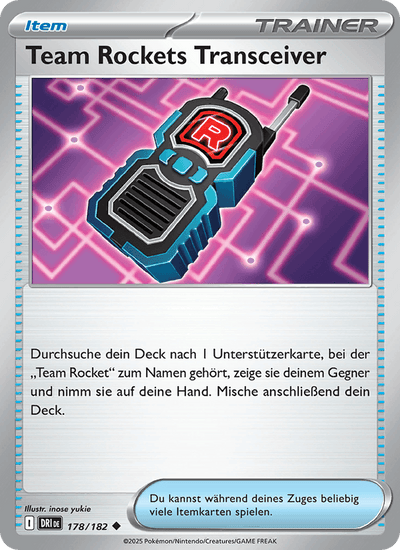 Team Rockets Transceiver 178/182 Ewige Rivalen Pokémon Karte