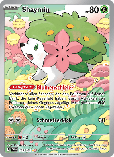 Shaymin 185/182 Ewige Rivalen Pokémon Karte