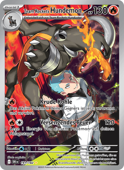 Team Rockets Hundemon 191/182 Ewige Rivalen Pokémon Karte