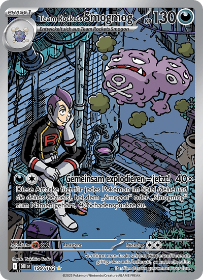 Team Rockets Smogmog 199/182 Ewige Rivalen Pokémon Karte
