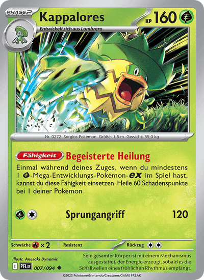 Kappalores 007/094 Fatale Flammen Pokémon Karte