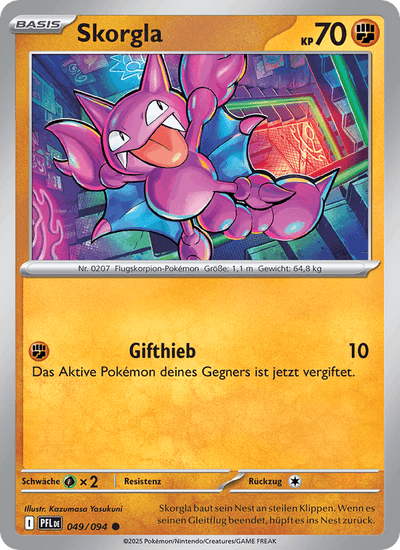 Skorgla 049/094 Fatale Flammen Pokémon Karte