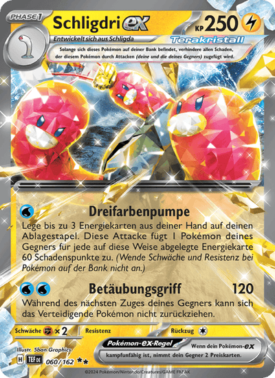 Schligdri-ex 060/162 Gewalten der Zeit Pokémon Karte