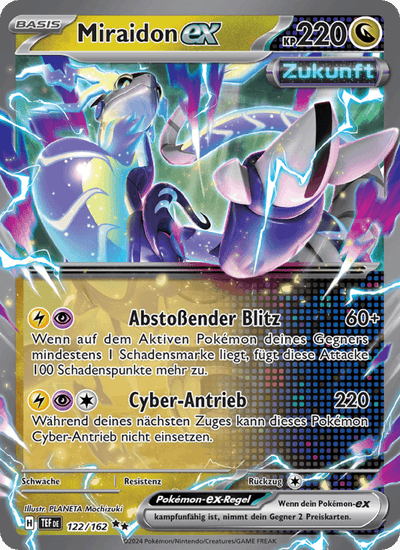 Miraidon-ex 122/162 Gewalten der Zeit Pokémon Karte