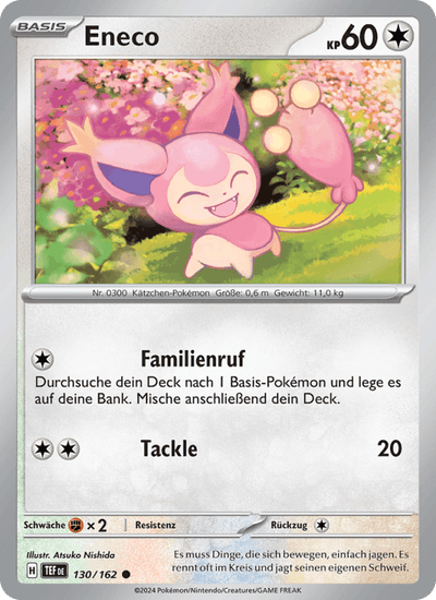 Eneco 130/162 Gewalten der Zeit Pokémon Karte