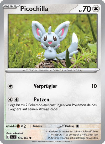 Picochilla 136/162 Gewalten der Zeit Pokémon Karte