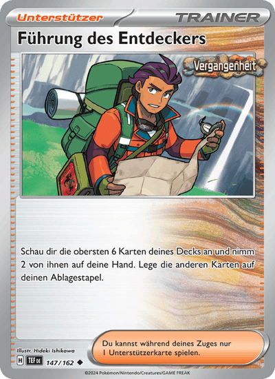 Führung des Entdeckers 147/162 Gewalten der Zeit Pokémon Karte