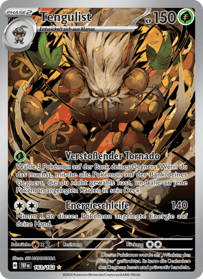 Tengulist 163/162 Gewalten der Zeit Pokémon Karte