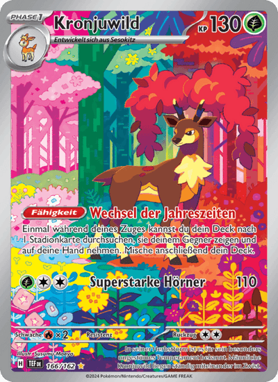 Kronjuwild 166/162 Gewalten der Zeit Pokémon Karte