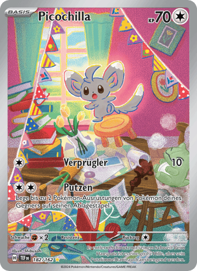Picochilla 182/162 Gewalten der Zeit Pokémon Karte