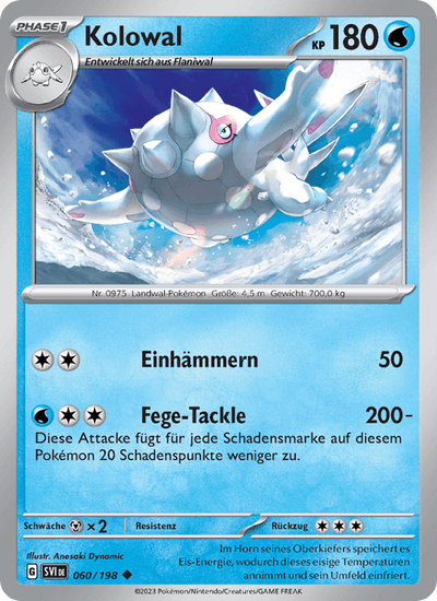 Kolowal 060/198 Karmesin & Purpur Pokémon Karte
