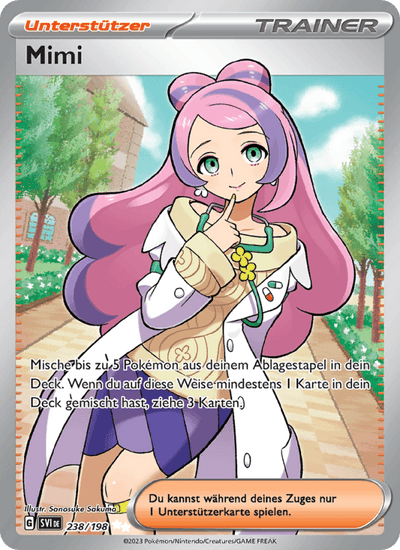 Mimi 238/198 Karmesin & Purpur Pokémon Karte