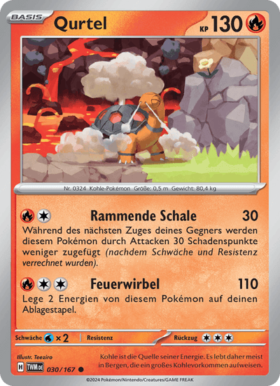 Qurtel 030/167 Maskerade im Zwielicht Pokémon Karte