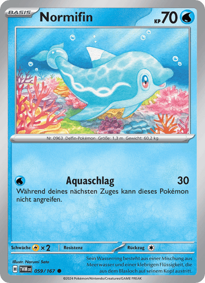 Normifin 059/167 Maskerade im Zwielicht Pokémon Karte
