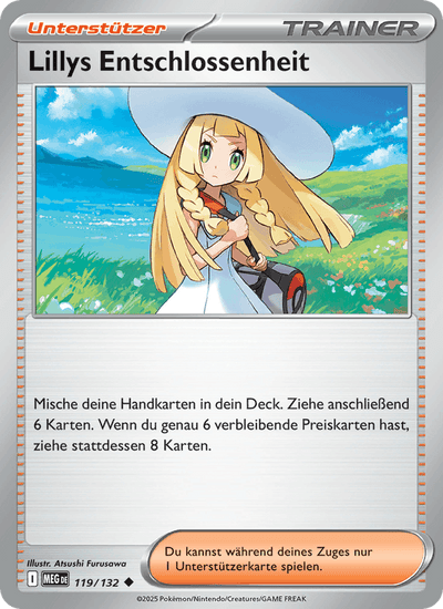 Lillys Entschlossenheit 119/132 Mega-Entwicklung Pokémon Karte