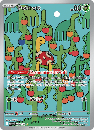 Pottrott 136/132 Mega-Entwicklung Pokémon Karte
