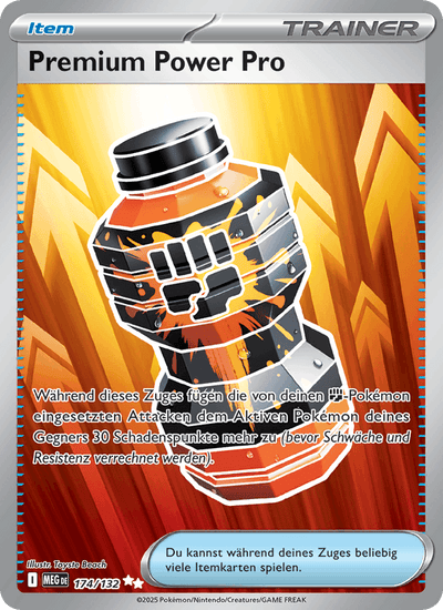 Premium Power Pro 174/132 Mega-Entwicklung Pokémon Karte