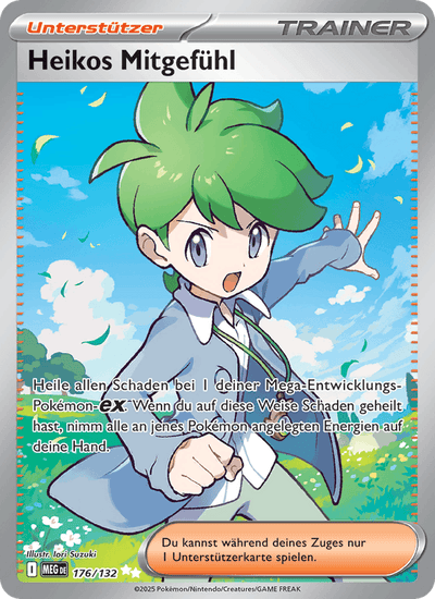 Heikos Mitgefühl 176/132 Mega-Entwicklung Pokémon Karte