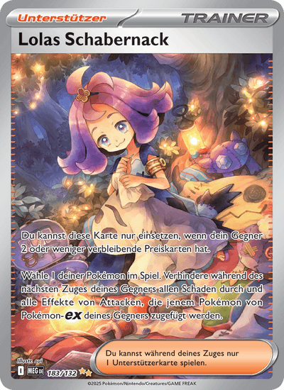 Lolas Schabernack 183/132 Mega-Entwicklung Pokémon Karte