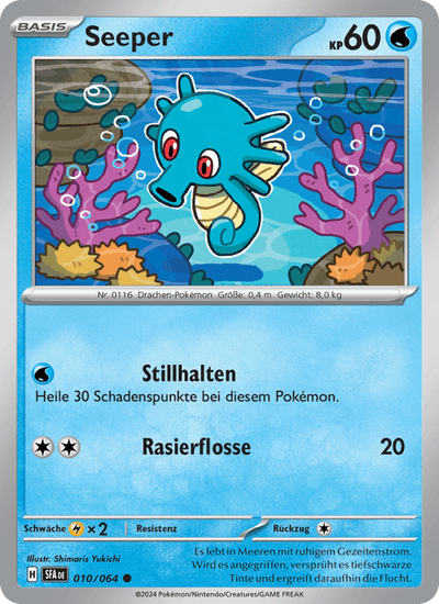 Seeper 010/064 Nebel der Sagen Pokémon Karte