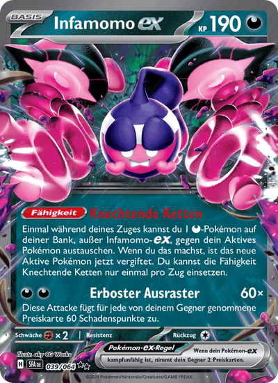 Infamomo-ex 039/064 Nebel der Sagen Pokémon Karte