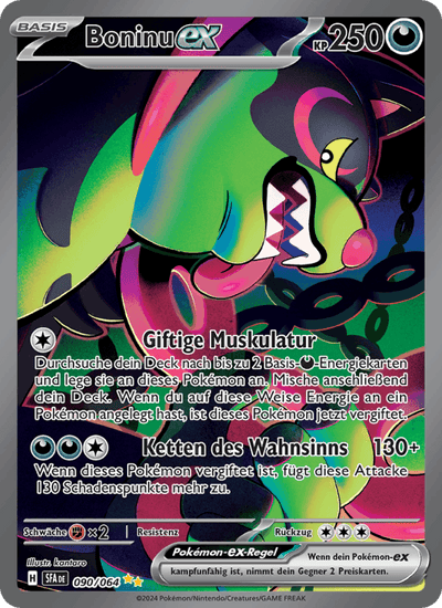 Boninu-ex 090/064 Nebel der Sagen Pokémon Karte