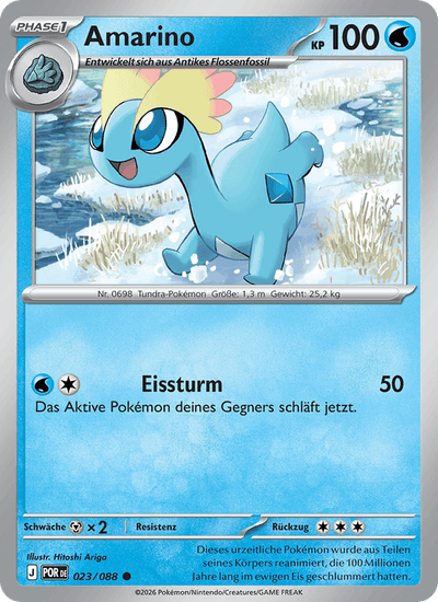Amarino 023/088 Optimale Ordnung Pokémon Karte
