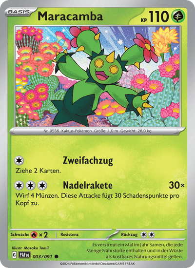 Maracamba 003/091 Paldeas Schicksale Pokémon Karte